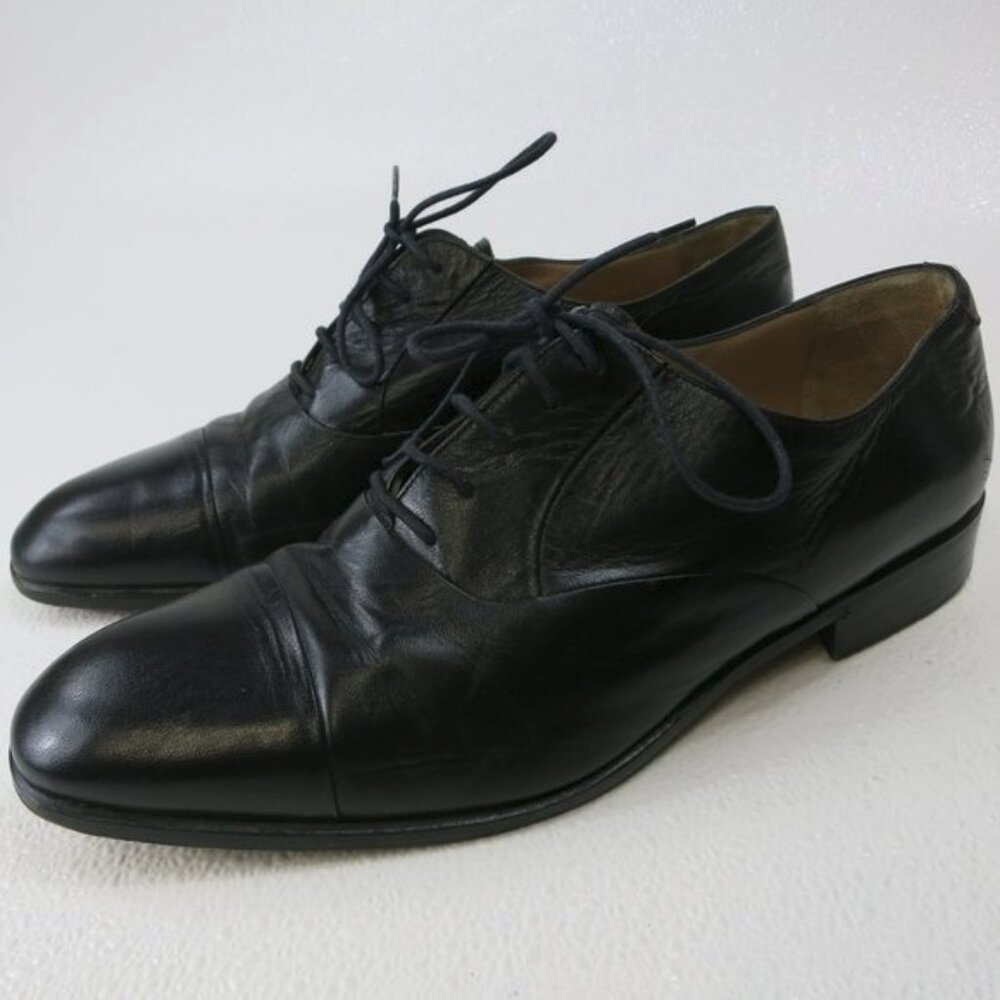 Madras Cap Toe Oxfords Men's Shoes Made in Italy Cap Toe Dress Footwear sz 10